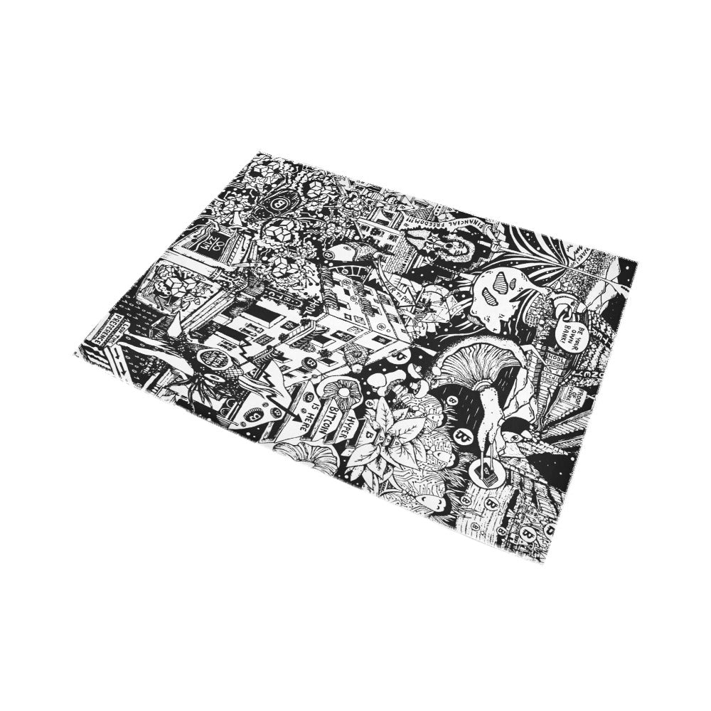 01 - Bitcoiner's Area Rug 7' x 5'