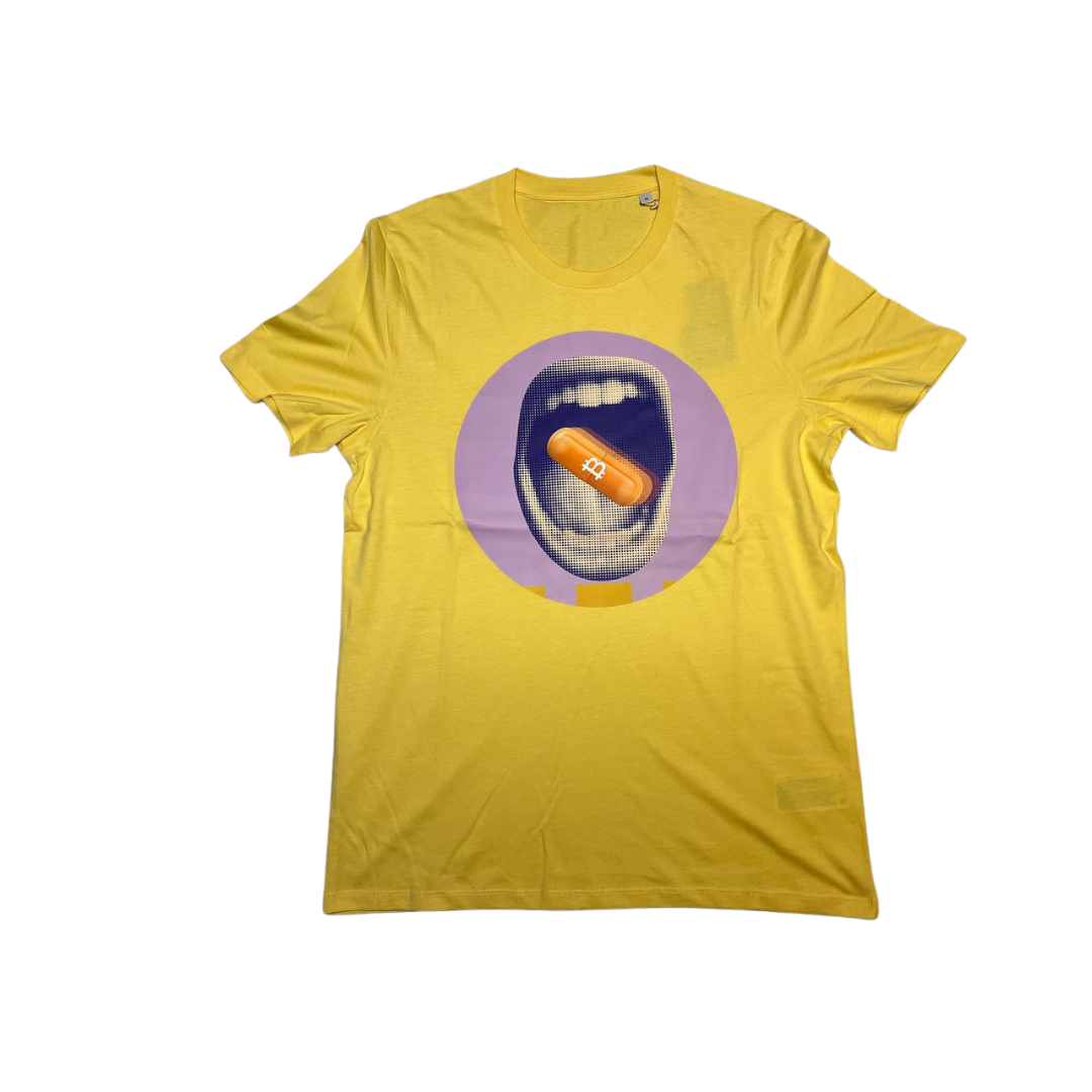 SAPOSHE - Bitcoiner's Orange Pill Pop Tee