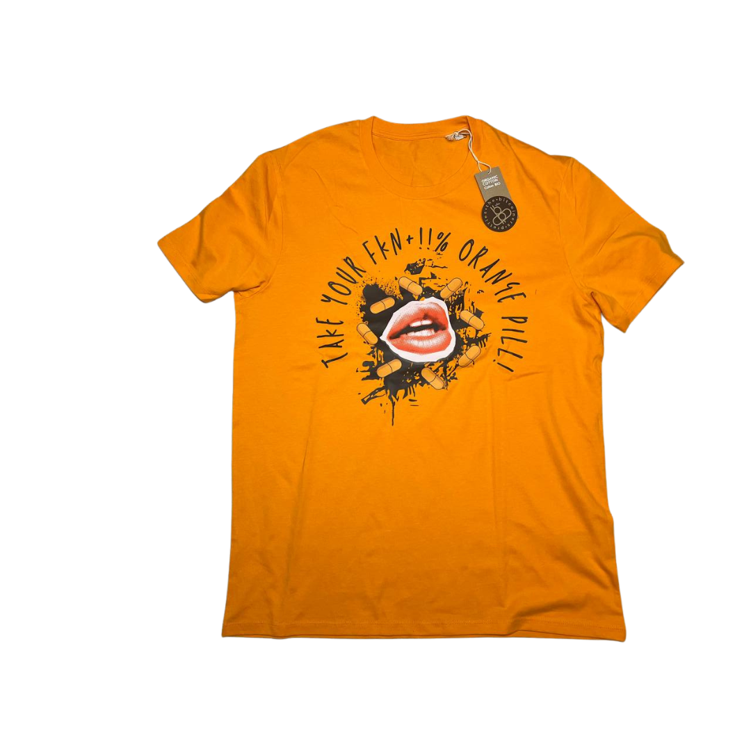 SATOSHE - Bitcoiner's Orange Pill Breakthrough Tee