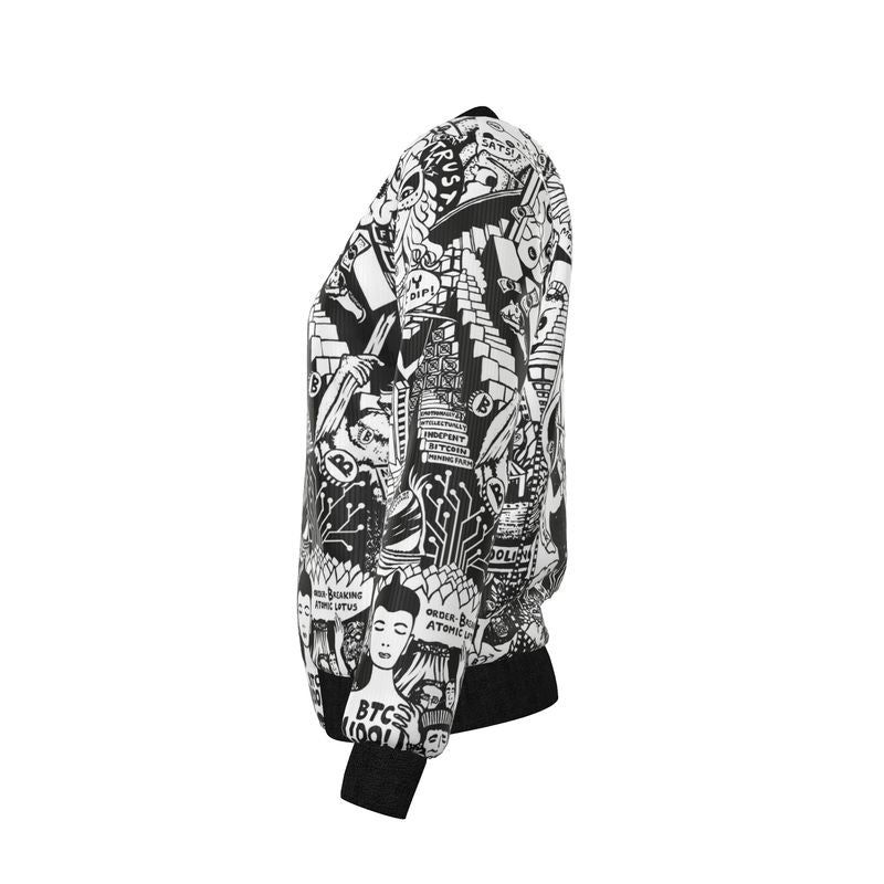 01 - Bitcoiner's Reversible Silk Bomber Jacket