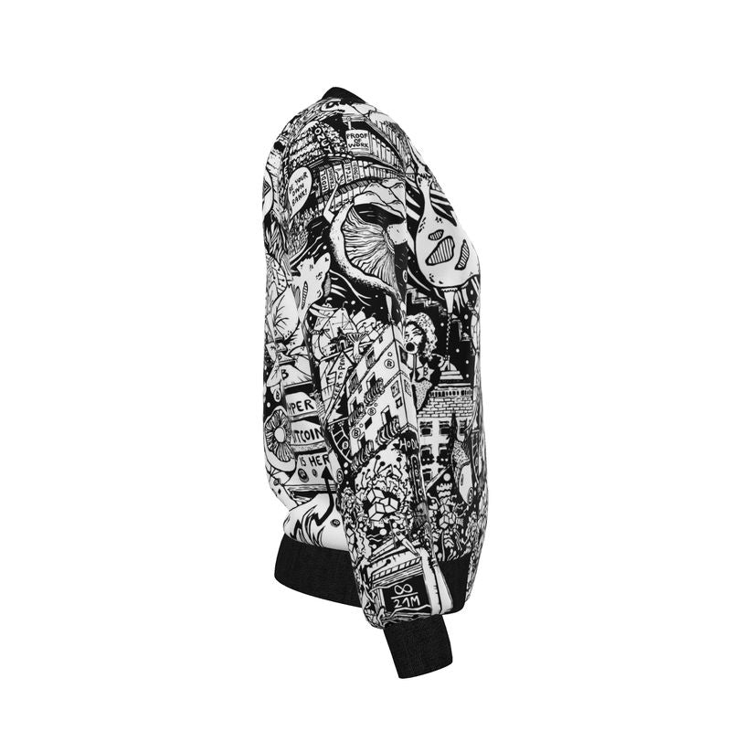 01 - Bitcoiner's Reversible Silk Bomber Jacket