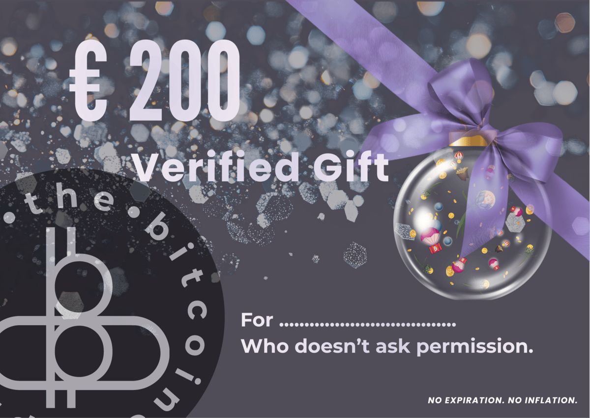 Bitcoiner's Gift Card