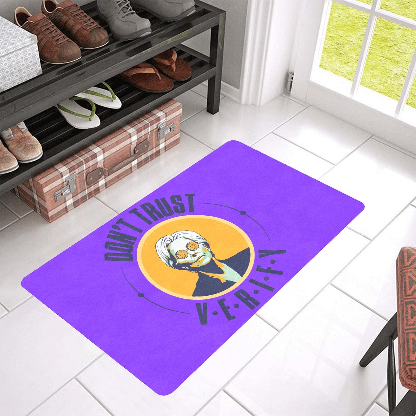 DON'T TRUST VERIFY - Bitcoiner's Doormat