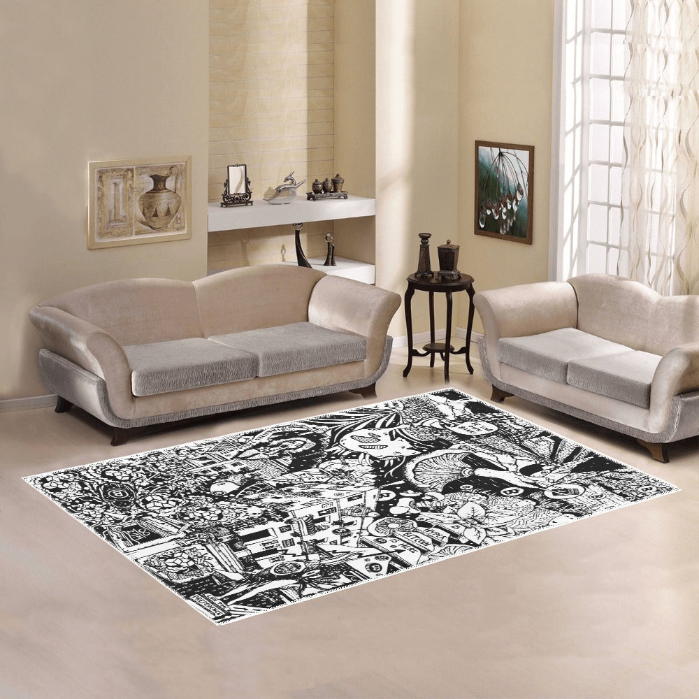 01 - Bitcoiner's Area Rug 7' x 5'
