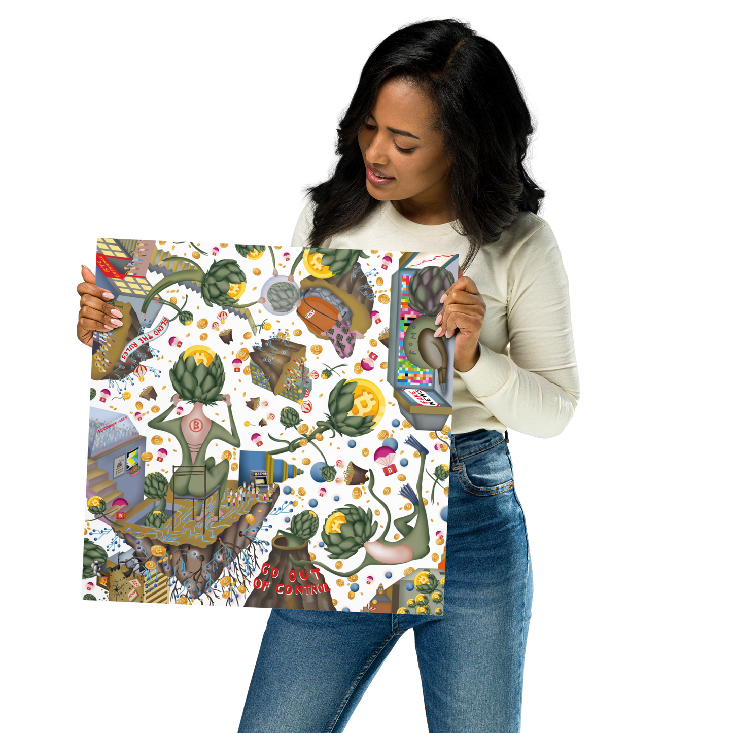 ARTICHOKE GALAXY - Bitcoiner's Canvas Wall Art