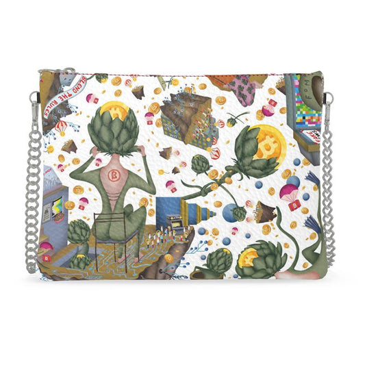 ARTICHOKE GALAXY - Bitcoiner's Crossbody Bag With Chain