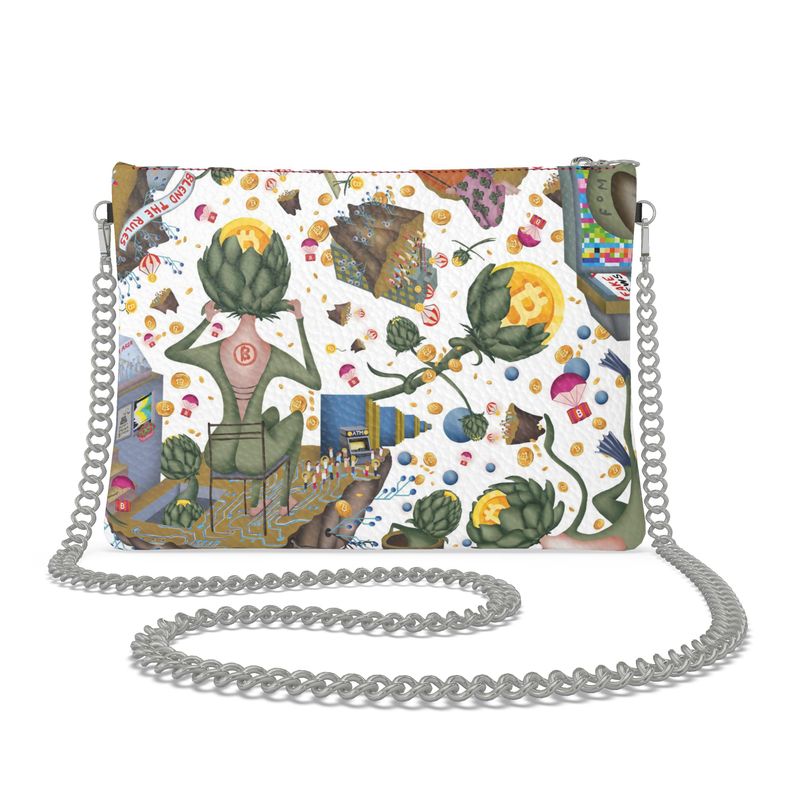 ARTICHOKE GALAXY - Bitcoiner's Crossbody Bag With Chain
