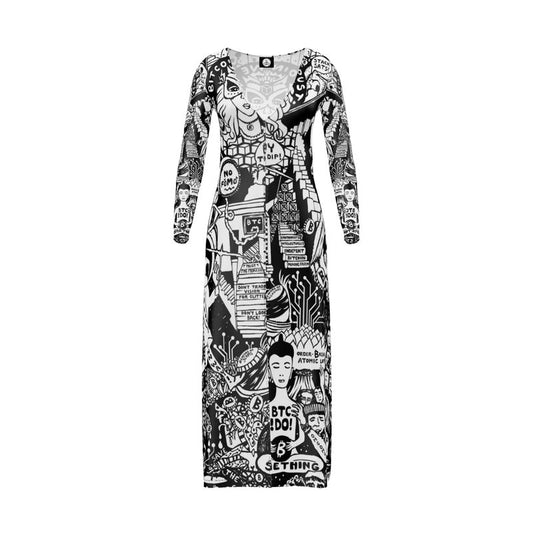 01 - Bitcoiner's Designer Button Dress