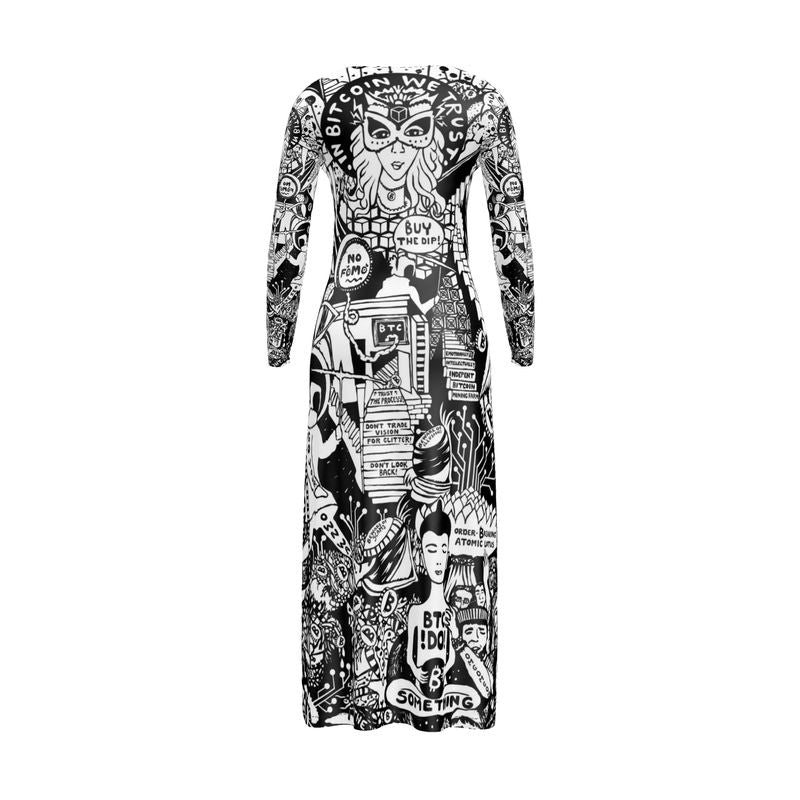 01 - Bitcoiner's Designer Button Dress