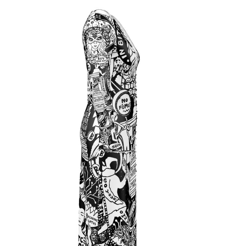 01 - Bitcoiner's Designer Button Dress