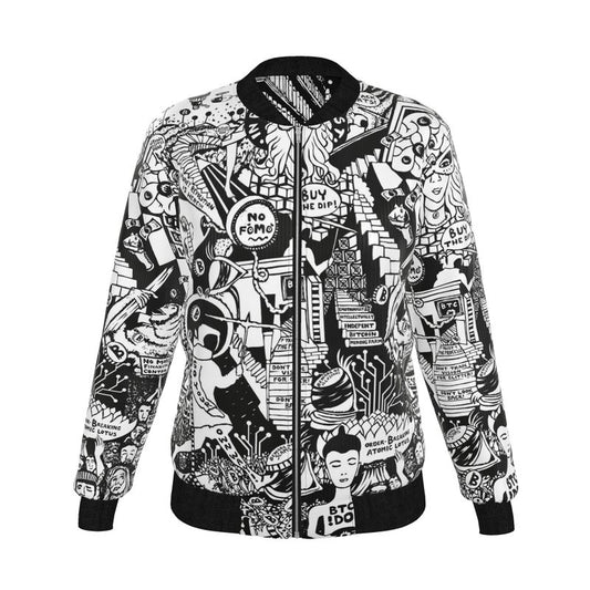01 - Bitcoiner's Reversible Silk Bomber Jacket