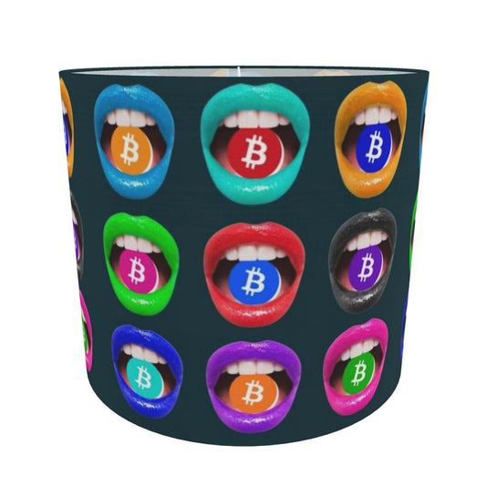 SATOSHE - Bitcoiner's Drum Lamp Shade