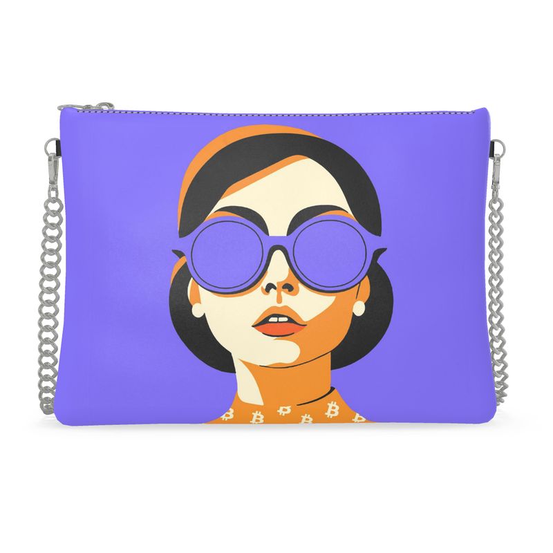 SATOSHE - Bitcoiner's Crossbody Bag With Chain