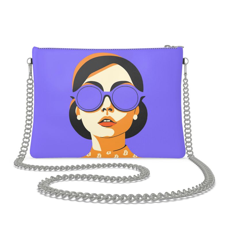 SATOSHE - Bitcoiner's Crossbody Bag With Chain