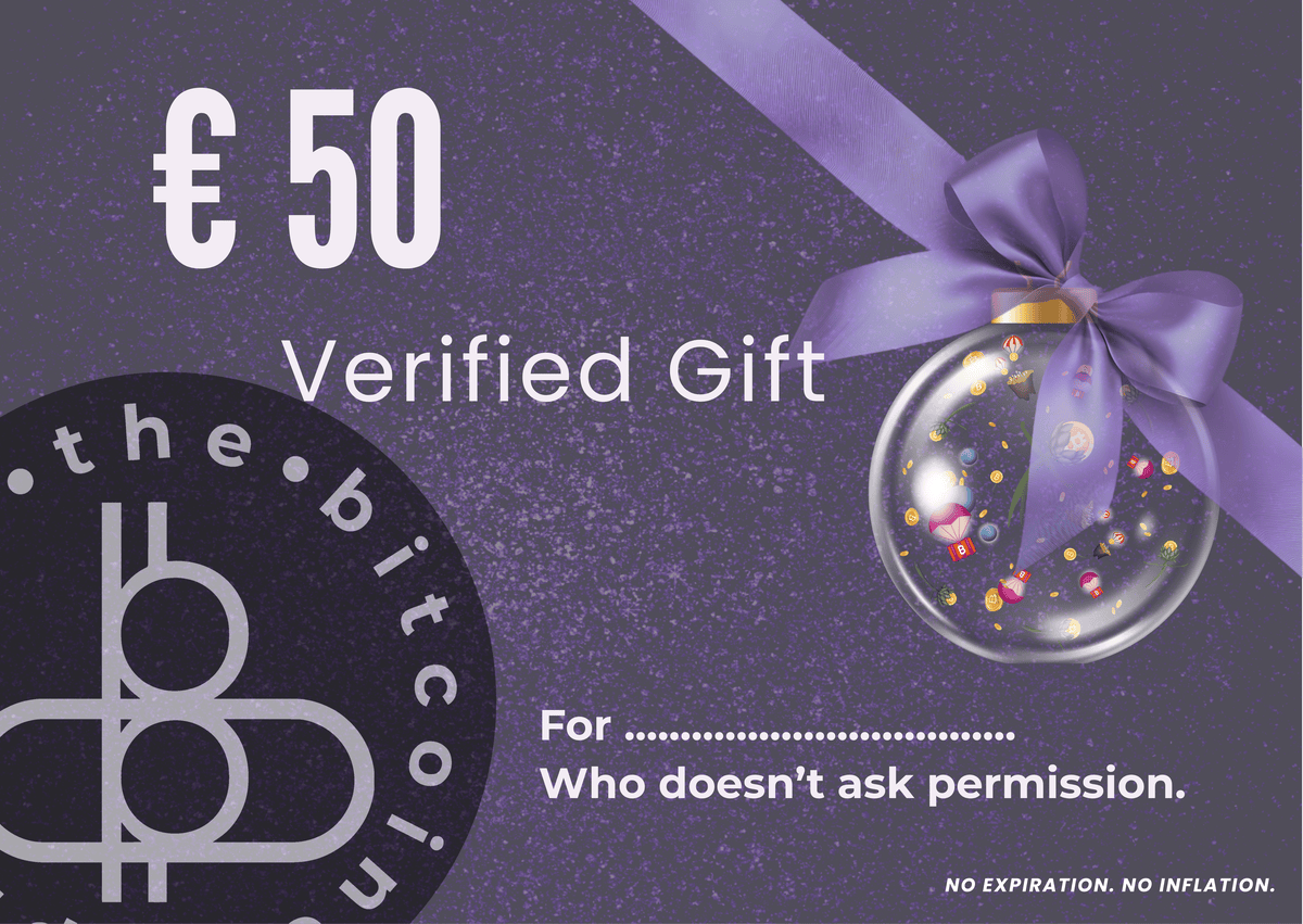 Bitcoiner's Gift Card