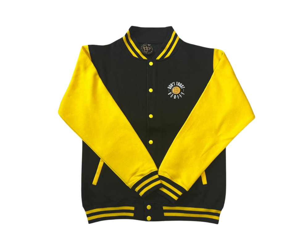 DON'T TRUST VERIFY - Bitcoiner's Christine Baseball Jacket