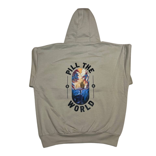 PILL THE WORLD - Bitcoiner's Midnight Hoodie